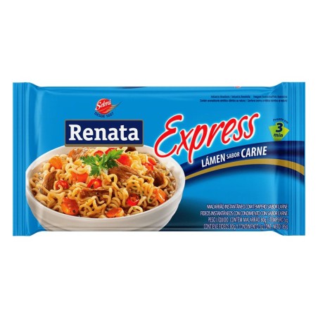 Renata, Macarrao Instantaneo Sabor Carne 85g
