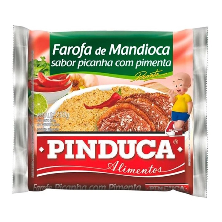 PINDUCA, Farofa de Mandioca Sabor Picanha 250g PINDUCA, Farofa de Mandioca Sabor Picanha 250g