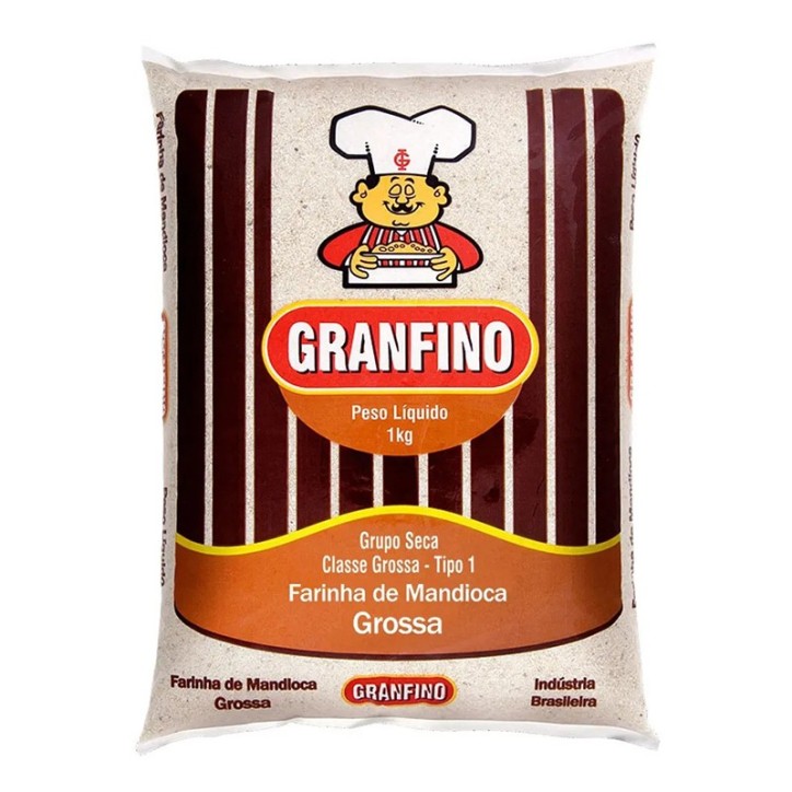 Granfino, Farinha Mandioca Grossa 1kg Granfino, Farinha Mandioca Grossa 1kg