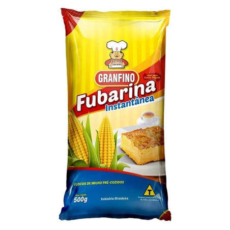 Granfino, Flocos Milho Pre-Cozido (Fubarina) 500g