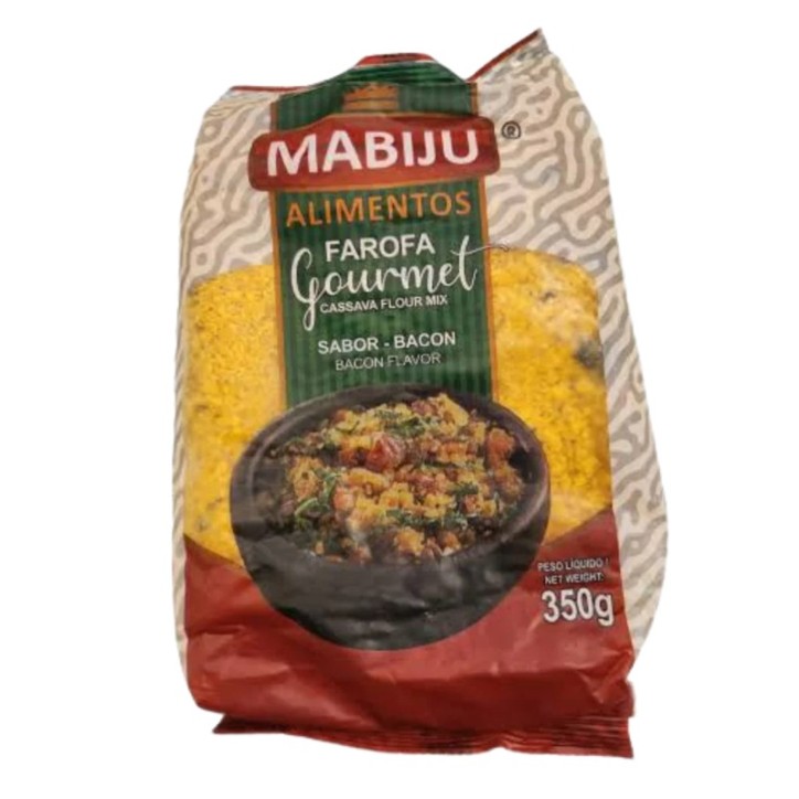 MABIJU, Farofa Pronta Gourmet Sabor Bacon 350g