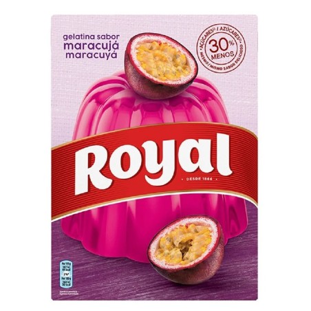 ROYAL, Gelatina Maracujá 140g (2x57g)