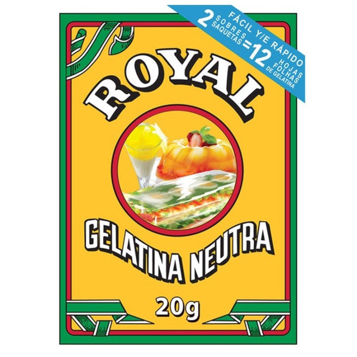 ROYAL, Gelatina Neutra 20g