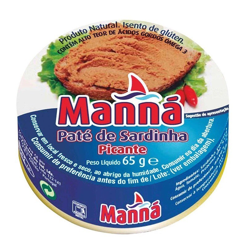 Manna, Pate de Sardinha 65g