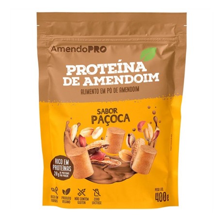 AmendoPro, Proteina Doce de Amendoim Pacoca 400g