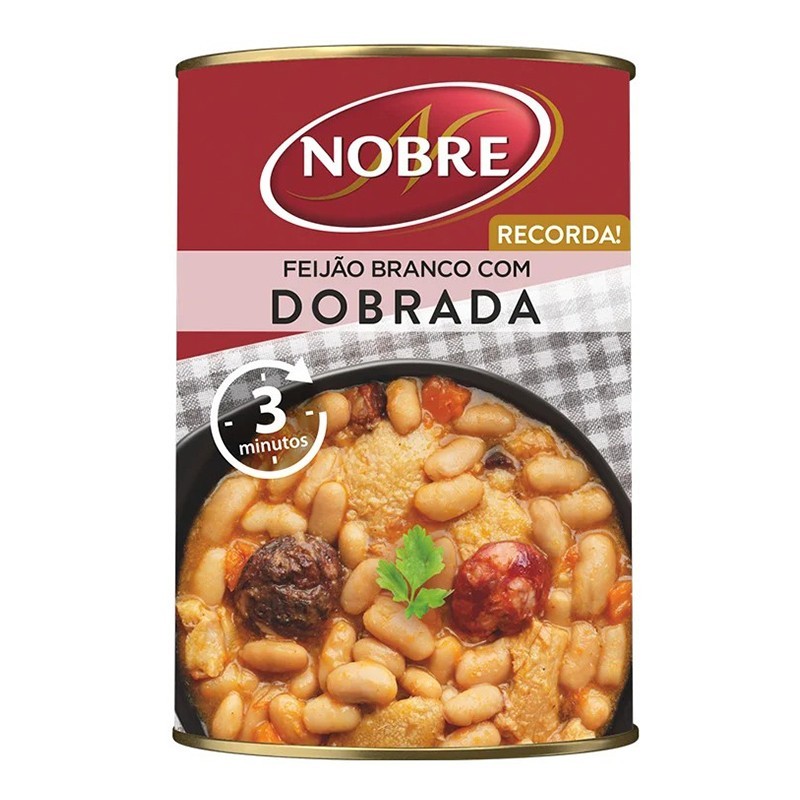 NOBRE, DOBRADA COM FEIJAO BRANCO 420g