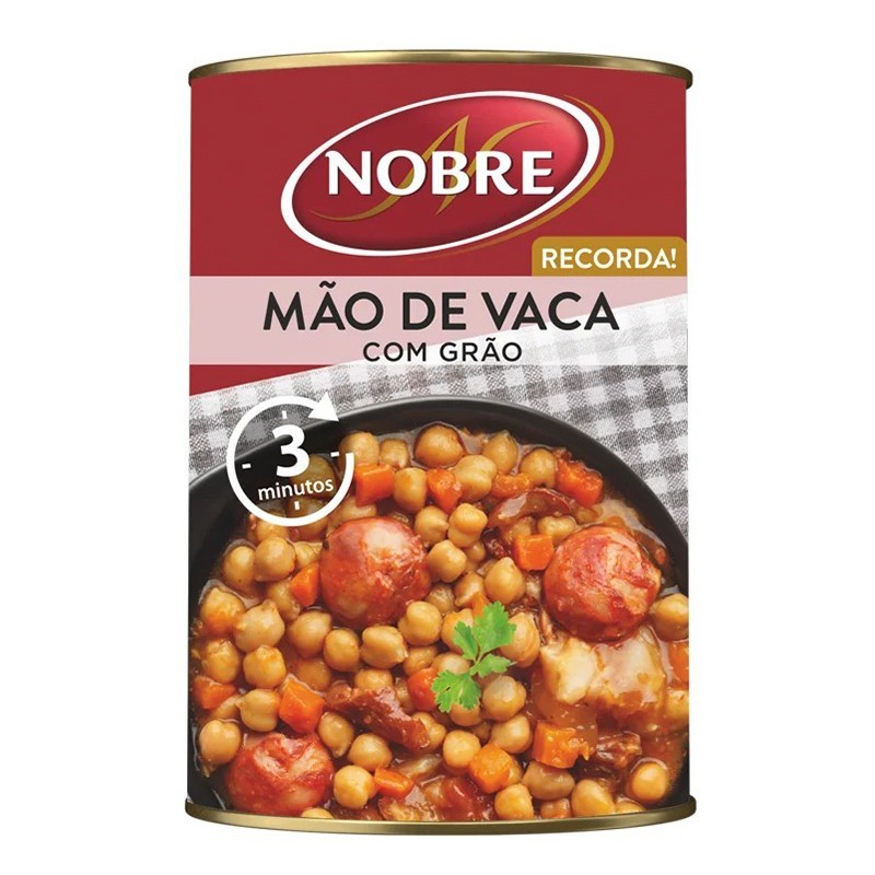 NOBRE, MAO DE VACA COM GRAO 420g