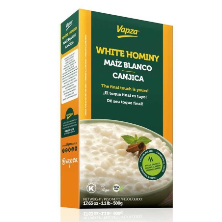 Vapza, Canjica Cozida no Vapor 500g