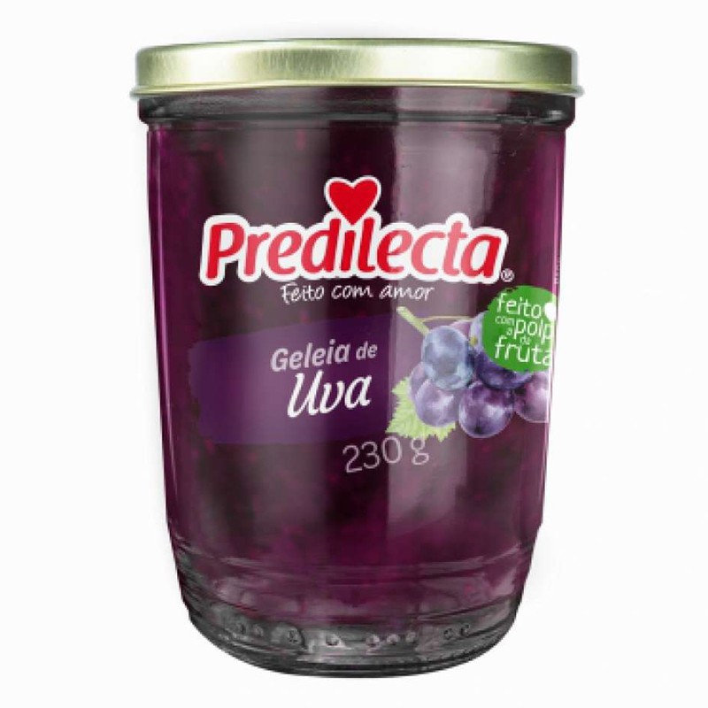 PREDILECTA, Geléia de Uva 230g