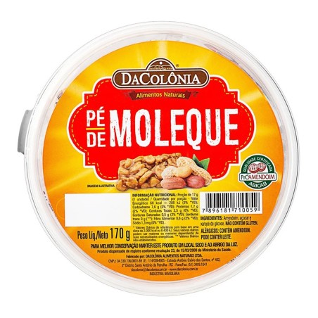 DACOLONIA, Pe de Moleque Tradicional 170g