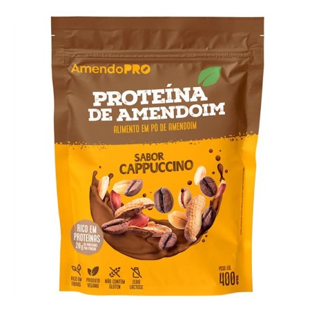 AmendoPro, Proteina de Amendoim - Cappucino 400g