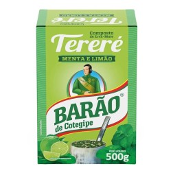 BARÃO, Erva Mate com Menta e Limao 500g