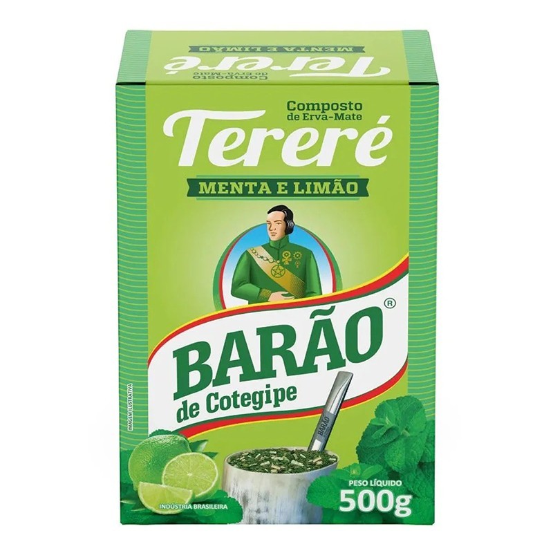 BARÃO, Erva Mate com Menta e Limao 500g