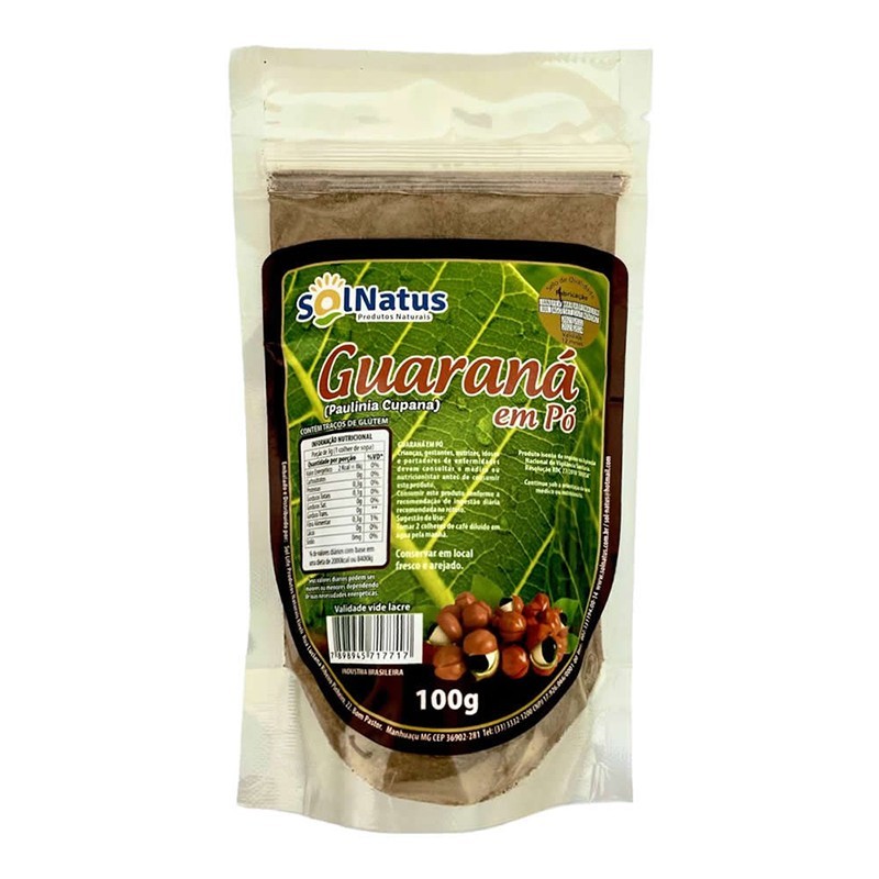 SolNatus, Guarana em Po 100g