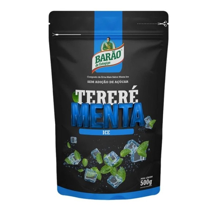 BARÃO, - Terere Menta Ice Tee 500g BARÃO, - Terere Menta Ice Tee 500g
