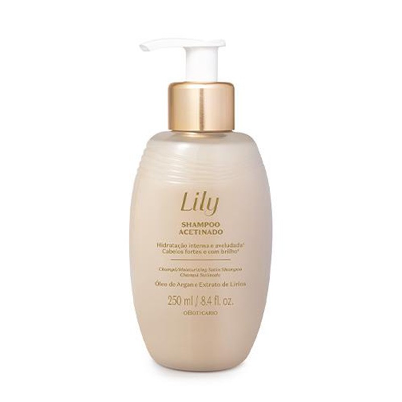 Boticario,  Shampoo Acetinado Lily 250ml