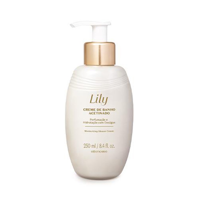 Boticario, Creme de Banho Acetinado Lily 250ml