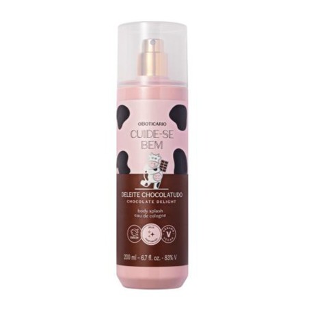 Boticario, Lily Body Splash Cuide-se Bem Deleite Chocolatudo 200ml
