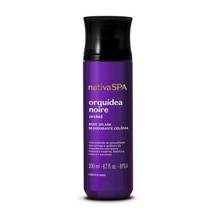 Boticario, Body Splash Nativa Spa Orquídea Noire 200ml
