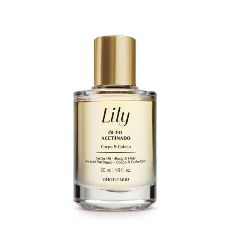 Boticario, Lily Óleo Multifuncional Acetinado Corpo e Cabelo 50ml