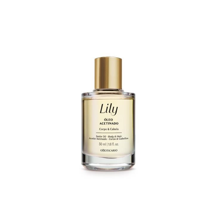 Boticario, Lily Óleo Multifuncional Acetinado Corpo e Cabelo 50ml