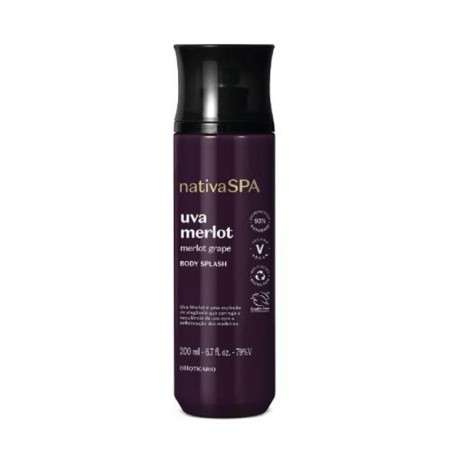Boticario, Body Splash Nativa Spa Uva Merlot 200ml