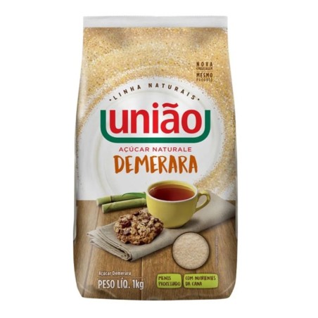 UNIÃO, Açucar Demerara 1kg