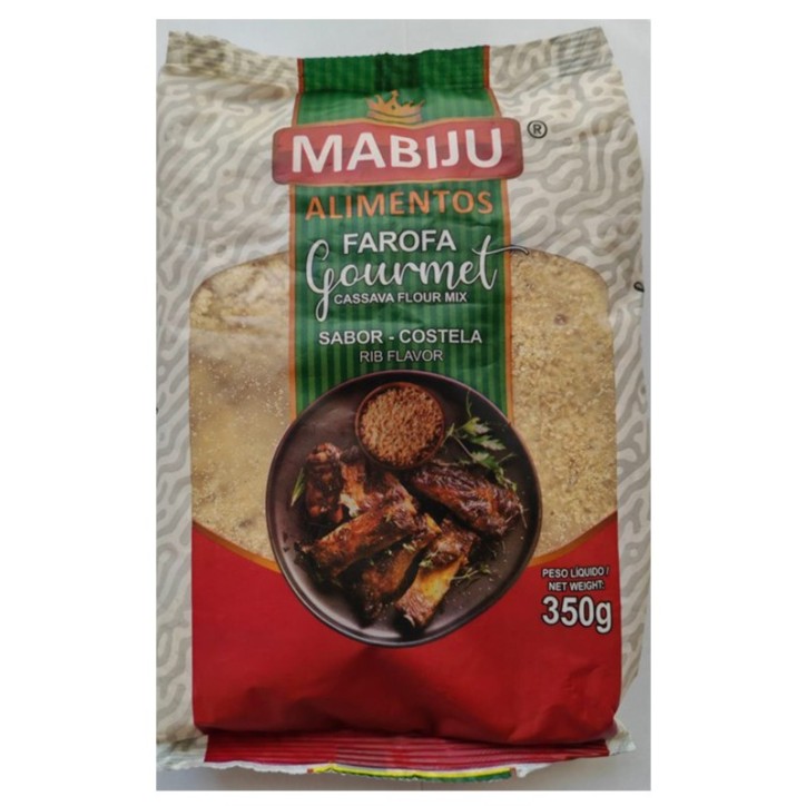 MABIJU, Farofa Pronta Gourmet Sabor Costela 350g MABIJU, Farofa Pronta Gourmet Sabor Costela 350g