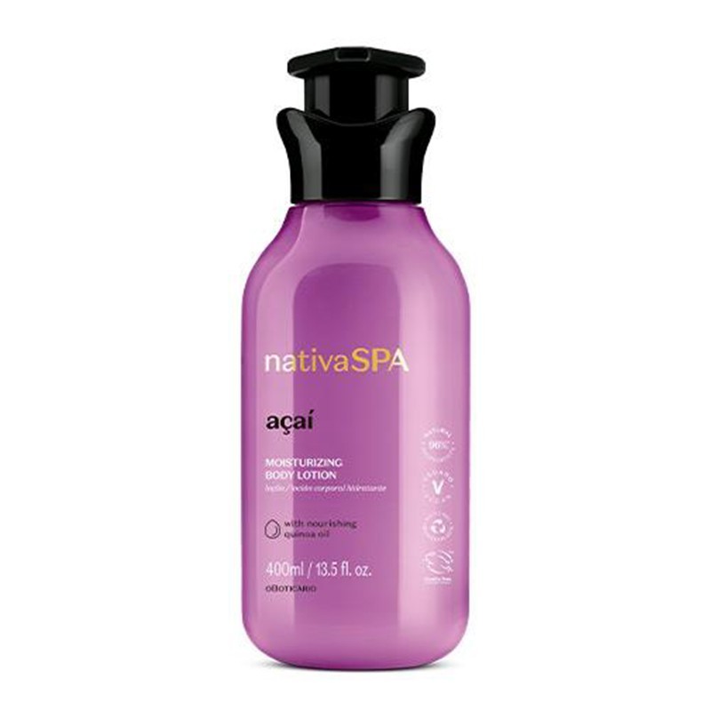 Boticario, Nativa SPA Locao Hidratante Acai 400ml