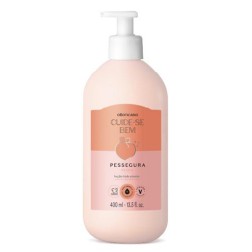 Boticario, Locao Hidratante Corporal Cuide - se Bem Pessegura 400ml