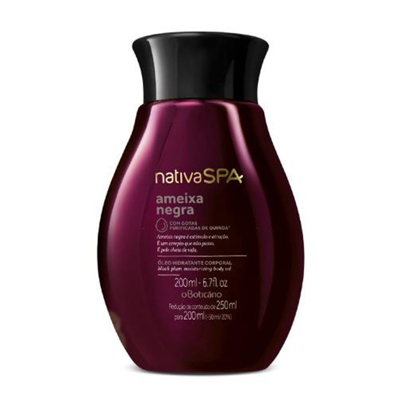 Boticario, Oleo Hidratante Nativa Spa Ameixa Negra 200ml