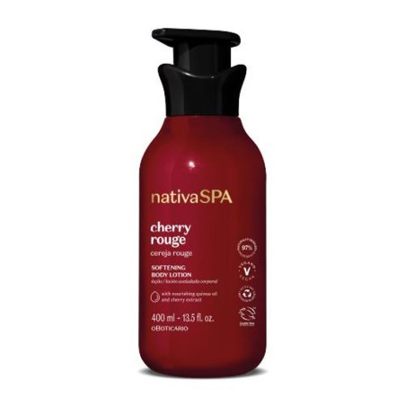 Boticario, Locao Corporal Aveludada Nativa Spa Cereja Rouge 400ml