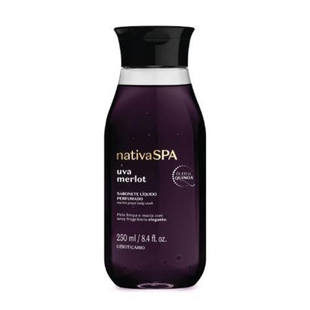 Boticario, Sabonete Liquido Perfumado Nativa Spa Uva Merlot 250ml