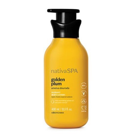 Boticario, Locao Hidratante Corporal Nativa Spa Ameixa Dourada 400ml