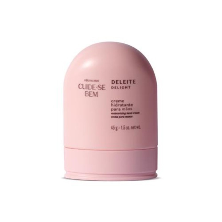 Boticario, Creme Hidratante para Maos Cuide-se Bem Deleite 45g
