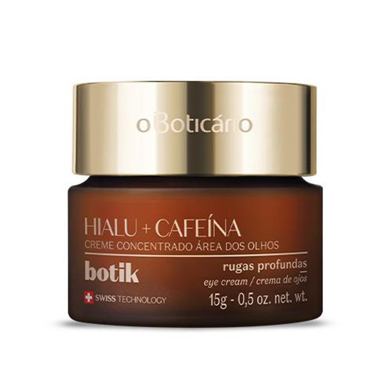 Boticario, Creme Concentrado Area dos Olhos Acido Hialuronico Botik 15g