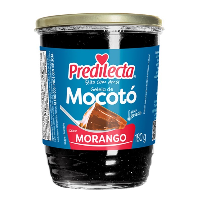 PREDILECTA, Geleia de Mocotó Morango 180g