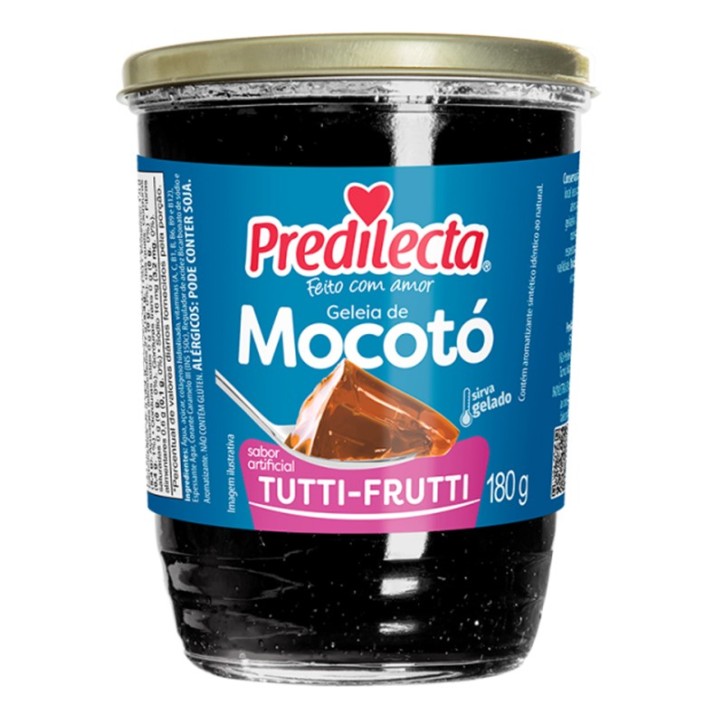 PREDILECTA, Geleia de Mocotó Tutti-Frutti 180g PREDILECTA, Geleia de Mocotó Tutti-Frutti 180g