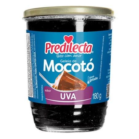 PREDILECTA, Geleia de Mocotó Uva 180g