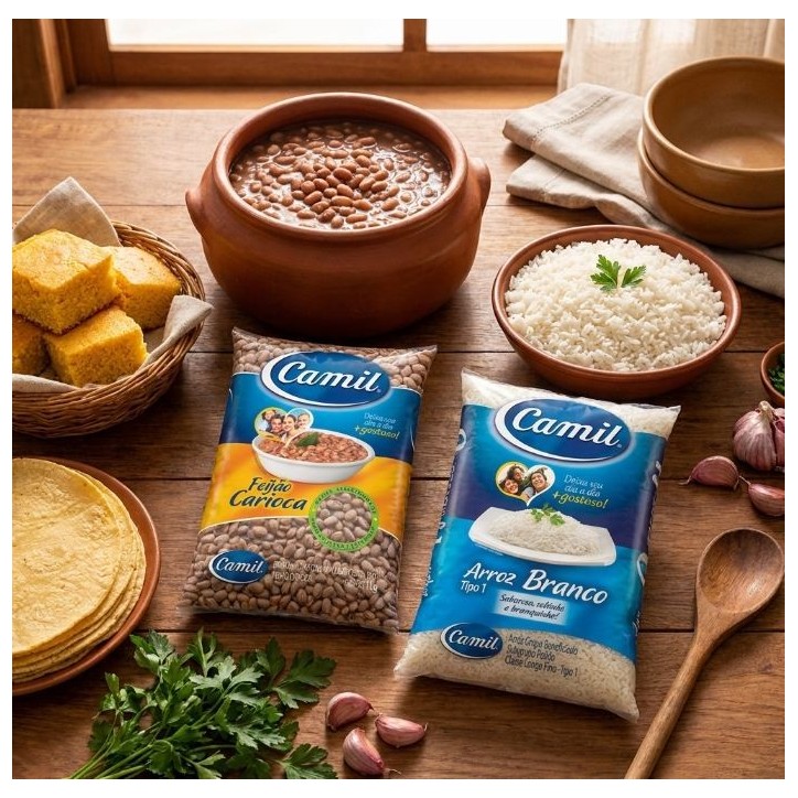 CAMIL, Feijao Carioca 1kg CAMIL, Feijao Carioca 1kg