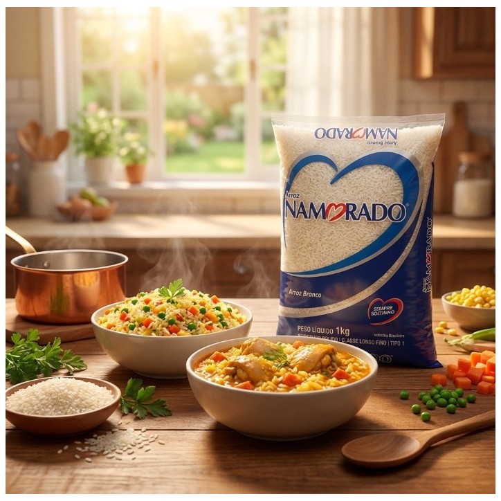 Namorado, Arroz Branco 1kg