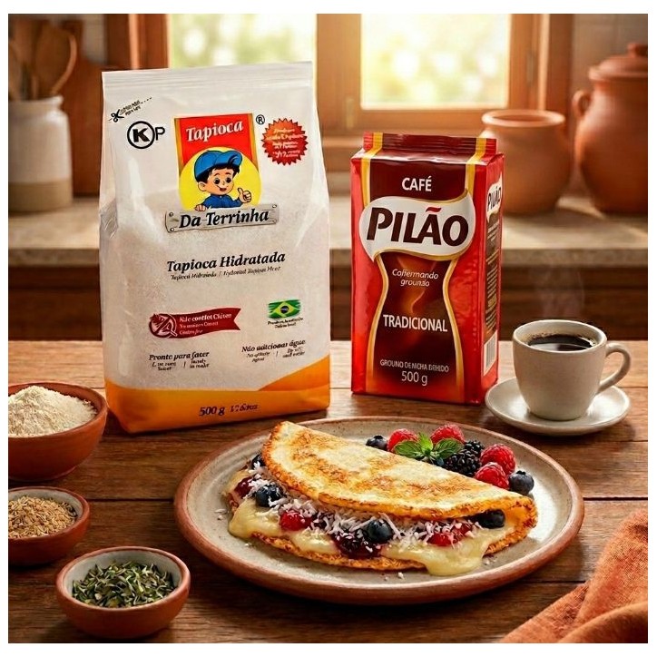 DA TERRINHA, Goma Pronta para Tapioca 500g