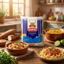 Granfino, Farinha de Mandioca Crua 1kg