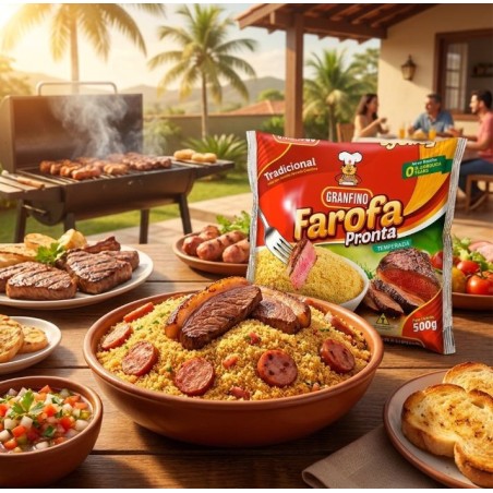 Granfino, Farofa De Mandioca Temperada 500g