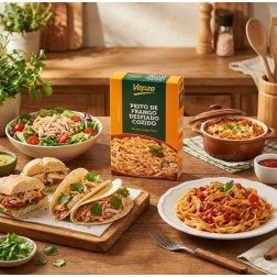 Vapza, Peito de Frango Cozido e Desfiado 400g