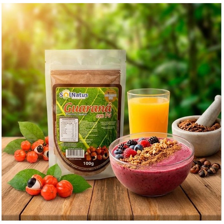 SolNatus, Guarana em Po 100g