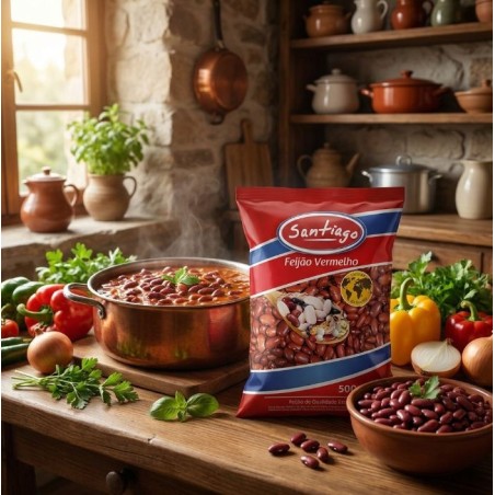 SANTIAGO, Feijão Vermelho 500g