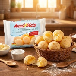 AMAFIL, Amido+Mais Polv. (Mandioca) Especial para Pao de Queijo 1kg