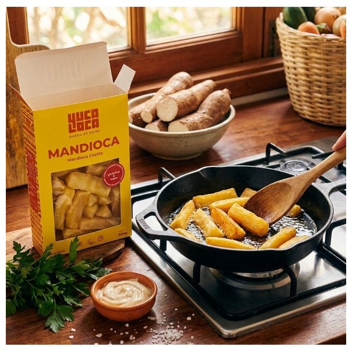 YUCA LOKA, Mandioca Cozida 500g YUCA LOKA, Mandioca Cozida 500g