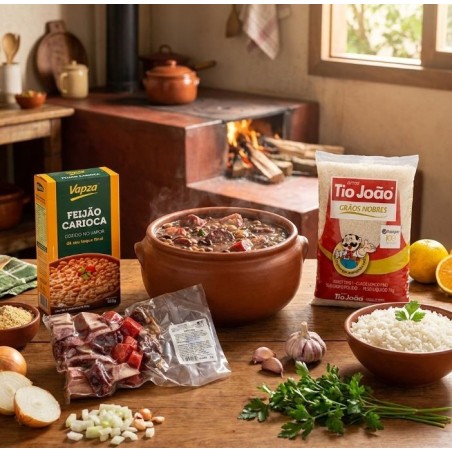 Vapza, Feijao Carioca Cozido no Vapor 500g